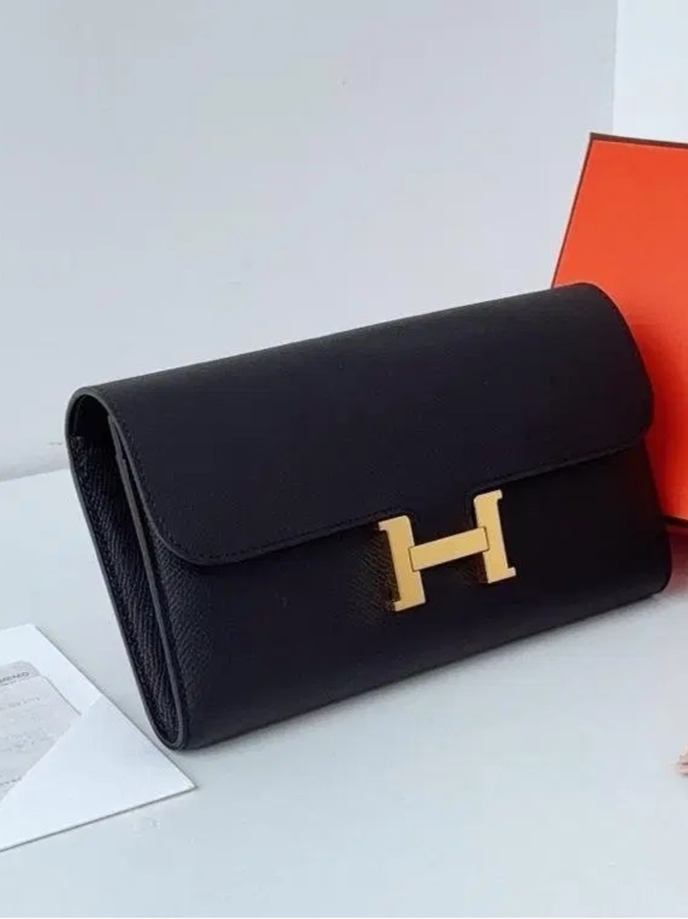 Hèrmes Constance Leather Purse